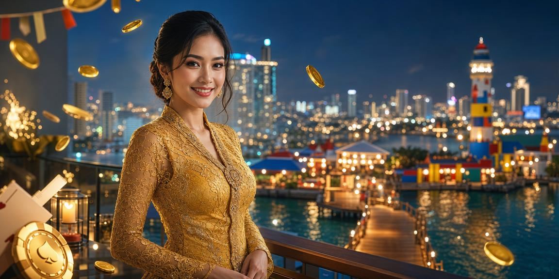 Pemain poker berbaju kebaya di meja perlawanan Malaysia
